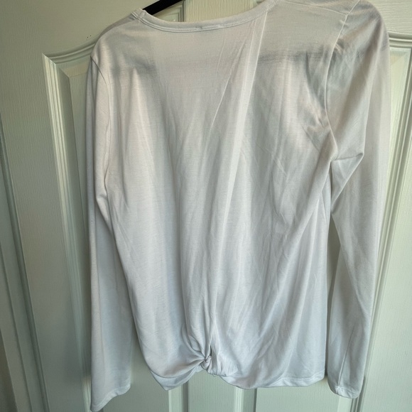J. Crew White Long Sleeve Tee - Picture 4 of 10